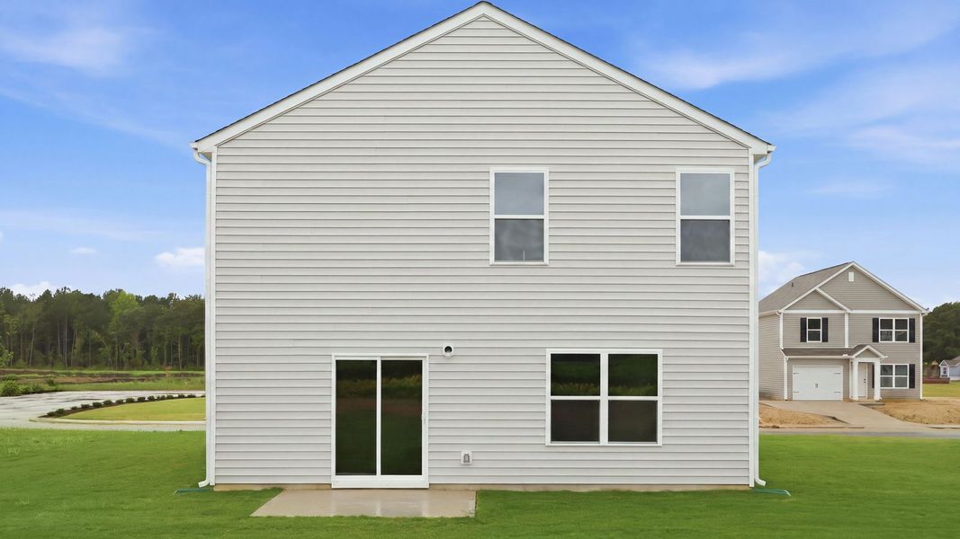 Exterior details and patio area of a home in Hobbs Farm, Ayden (Image 22). Exterior details and patio area of a home in Hobbs Farm, Ayden (Image 22).