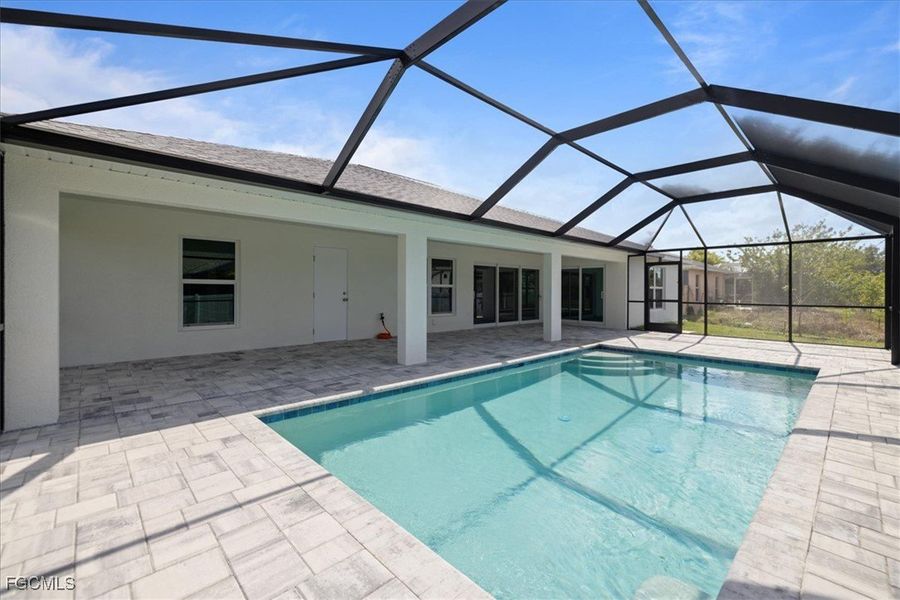 Exterior details and patio area of a home in Cape Coral, Cape Coral (Image 23).