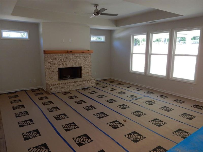 In-progress construction of a new home in , Demorest, GA (Image 22).