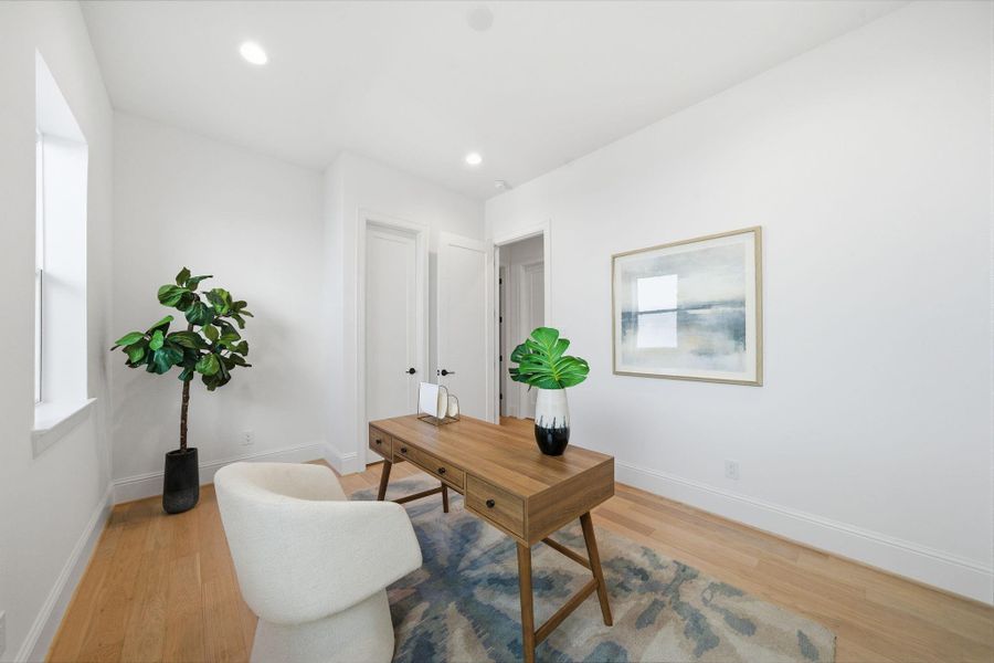 Furnished interior view inside a new home in , Houston (Image 11).