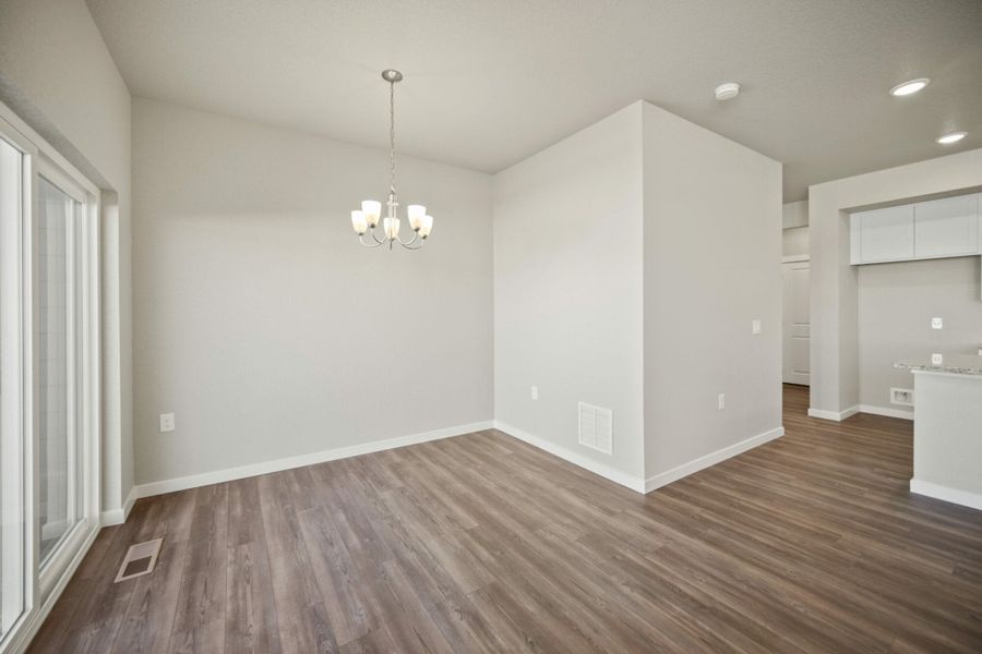 Representative unfurnished interior of a home built from the Palmer by View Homes in Aspen Meadows – Townhomes, Colorado Springs (Image 34).