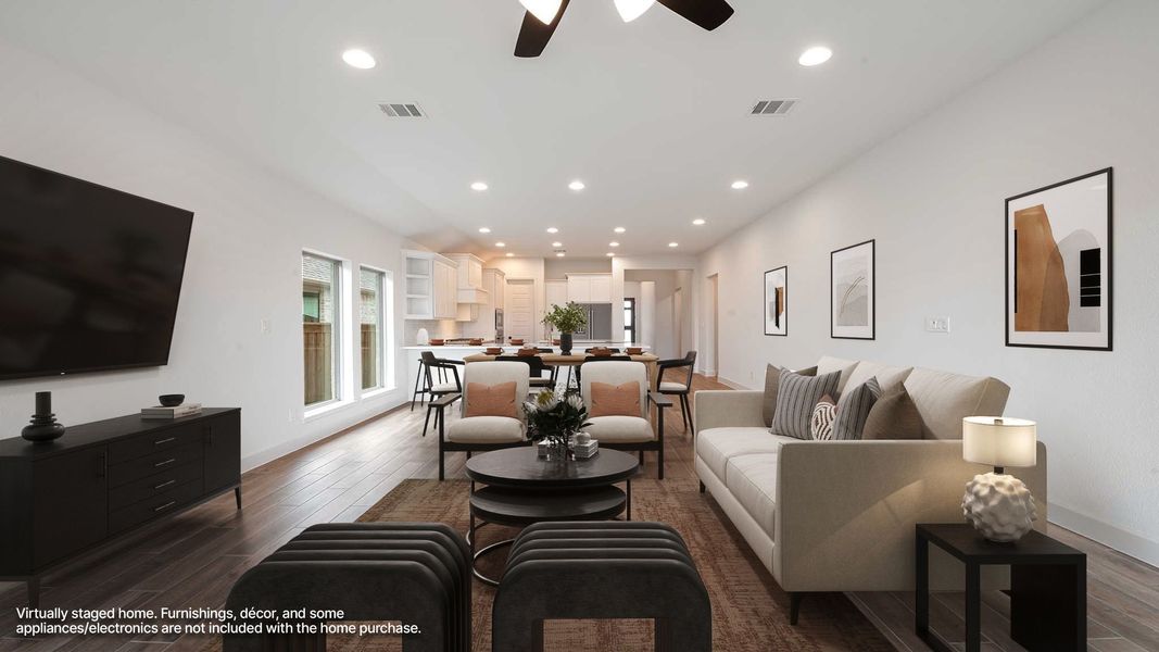 Furnished interior view inside a new home in Meraki, Forney (Image 4).
