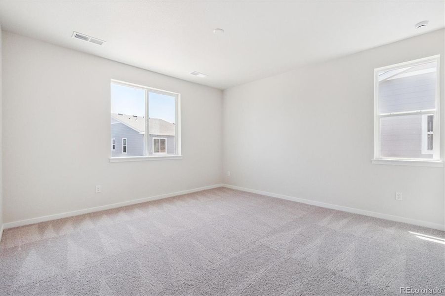 Spacious, unfurnished interior of a new home in Paired Homes at Alder Creek, Parker (Image 17). Spacious, unfurnished interior of a new home in Paired Homes at Alder Creek, Parker (Image 17).