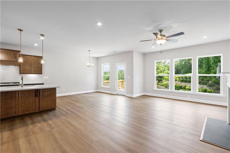 Furnished interior view inside a new home in Reunion, Hoschton (Image 8).