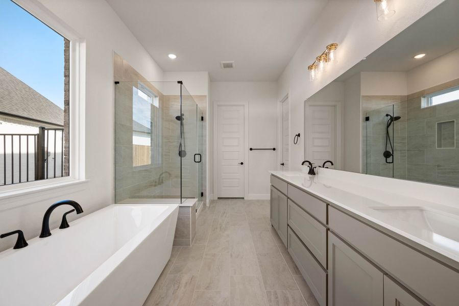 Representative furnished interior of a home built from the Ashley by Our Country Homes in Parks of Aledo, Aledo (Image 13).