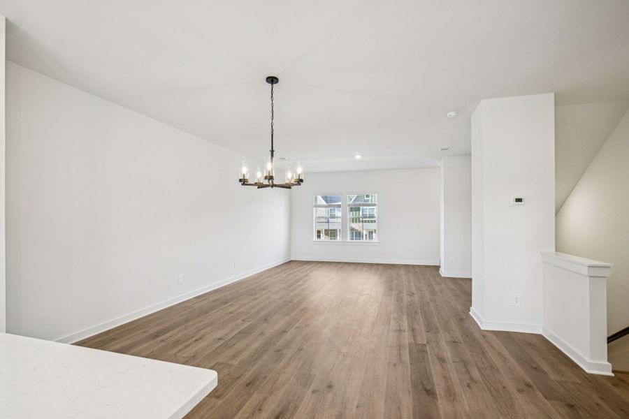 Spacious, unfurnished interior of a new home in Greystone - Highland Townhomes, Smyrna (Image 13).
