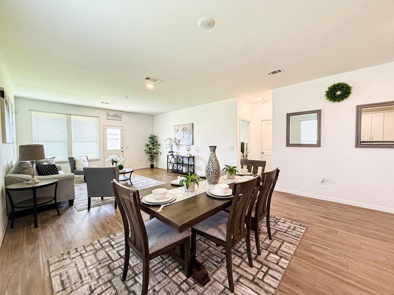 Furnished interior view inside a new home in Marvida, Cypress (Image 16).