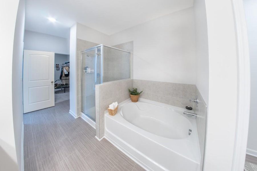 Furnished interior view inside a new home in Ellison Square, Sugar Hill (Image 22).
