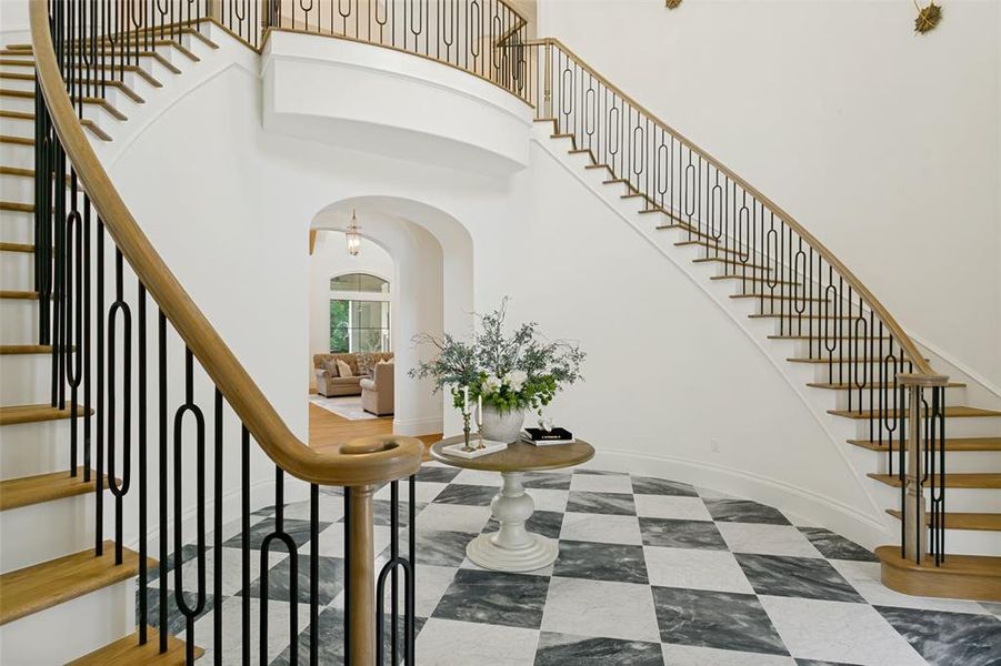 Furnished interior view inside a new home in , Keller (Image 8).
