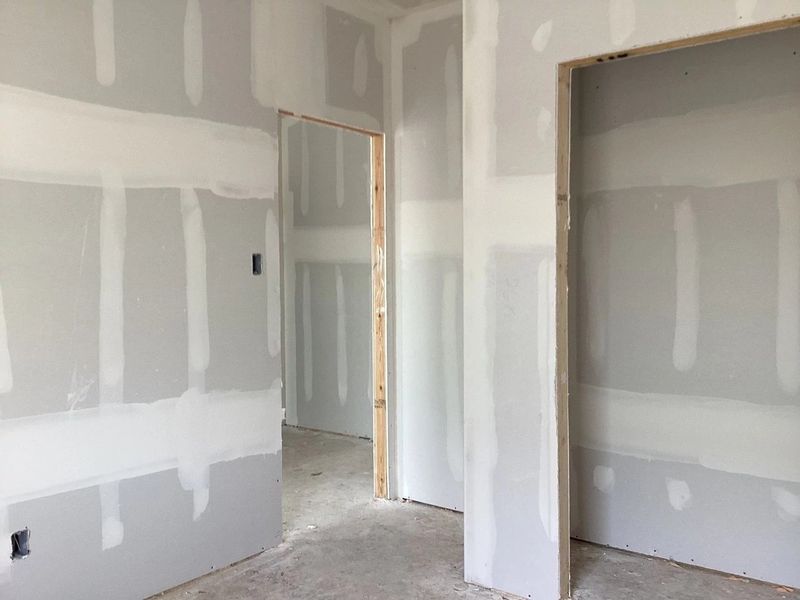 In-progress construction of a new home in Lariat, Liberty Hill, TX (Image 13).