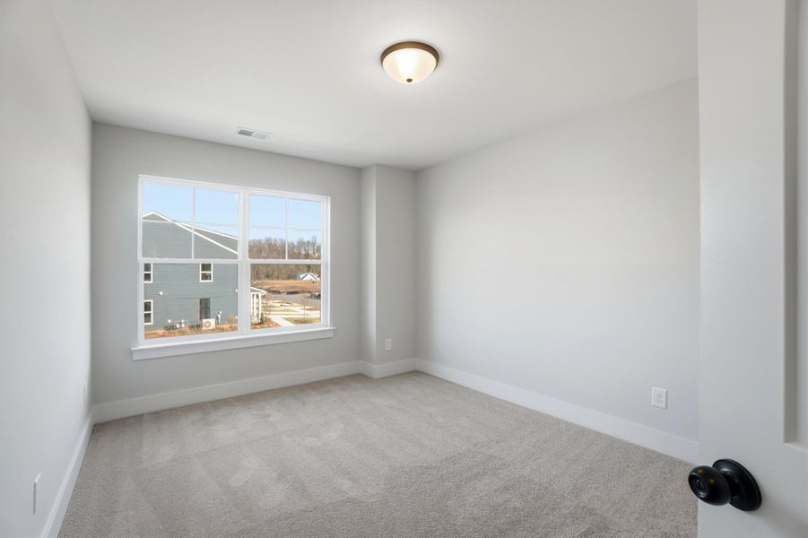 Spacious, unfurnished interior of a new home in Blythe Mill Townhomes, Waxhaw (Image 28). Spacious, unfurnished interior of a new home in Blythe Mill Townhomes, Waxhaw (Image 28).
