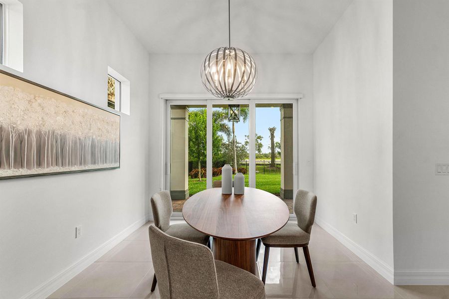 Furnished interior view inside a new home in Avondale at Avenir, Palm Beach Gardens (Image 14). Furnished interior view inside a new home in Avondale at Avenir, Palm Beach Gardens (Image 14).