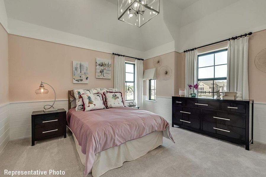 Furnished interior view inside a new home in Justin Crossing, Justin (Image 13).