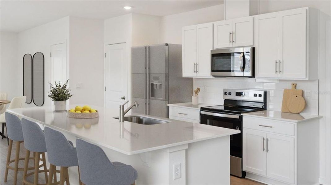 Furnished interior view inside a new home in Crossroads at Kelly Park, Apopka (Image 9).