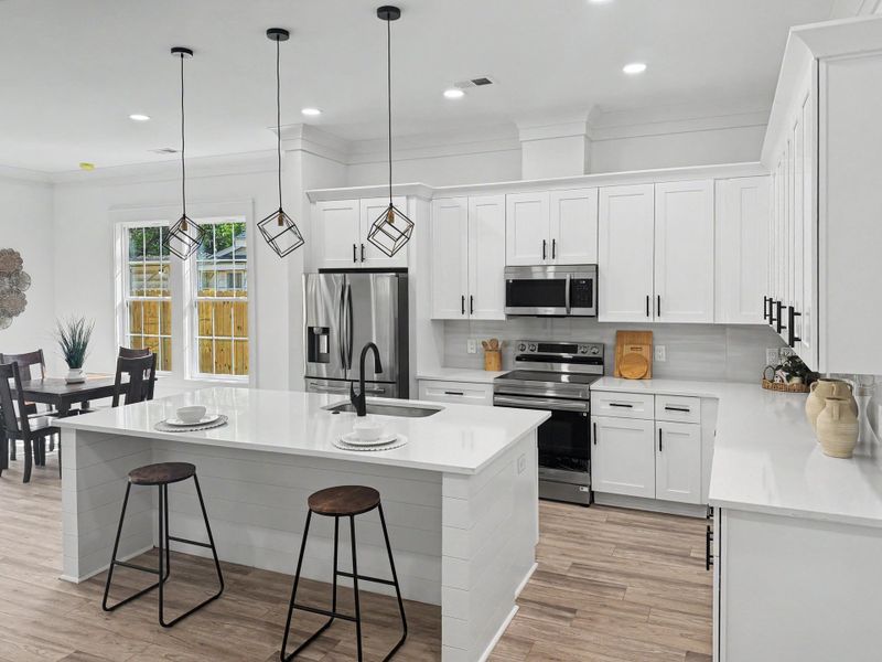 Furnished interior view inside a new home in , North Charleston (Image 9).