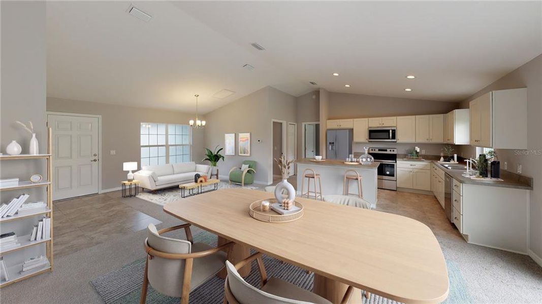 Furnished interior view inside a new home in , Citra (Image 5).