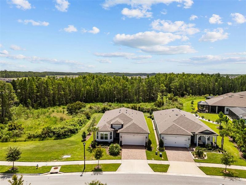 Private Conservation Lot with only 1 side neighbor