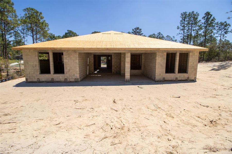In-progress construction of a new home in , Beverly Hills, FL (Image 9).