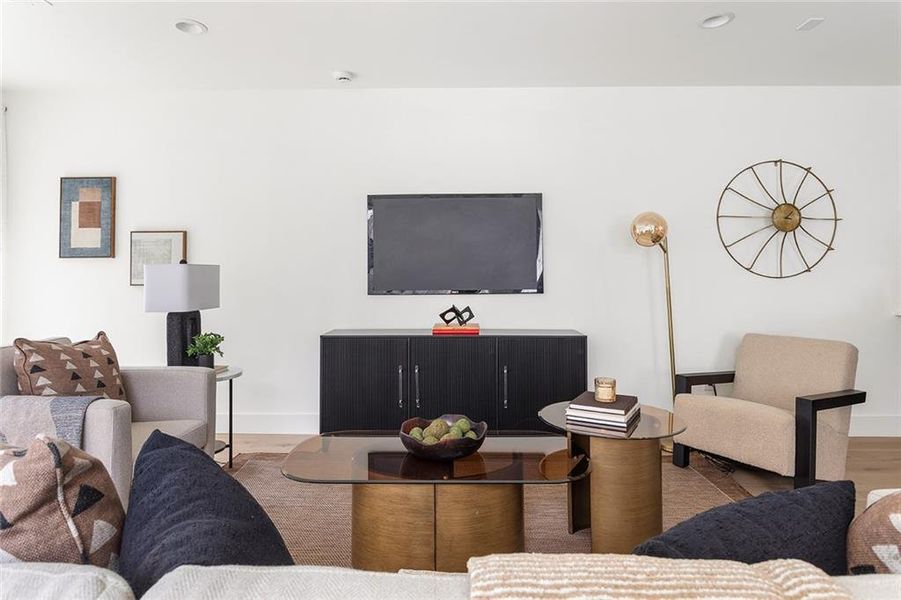 Furnished interior view inside a new home in , Atlanta (Image 16).