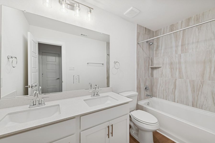 Furnished interior view inside a new home in Marvida, Cypress (Image 7).