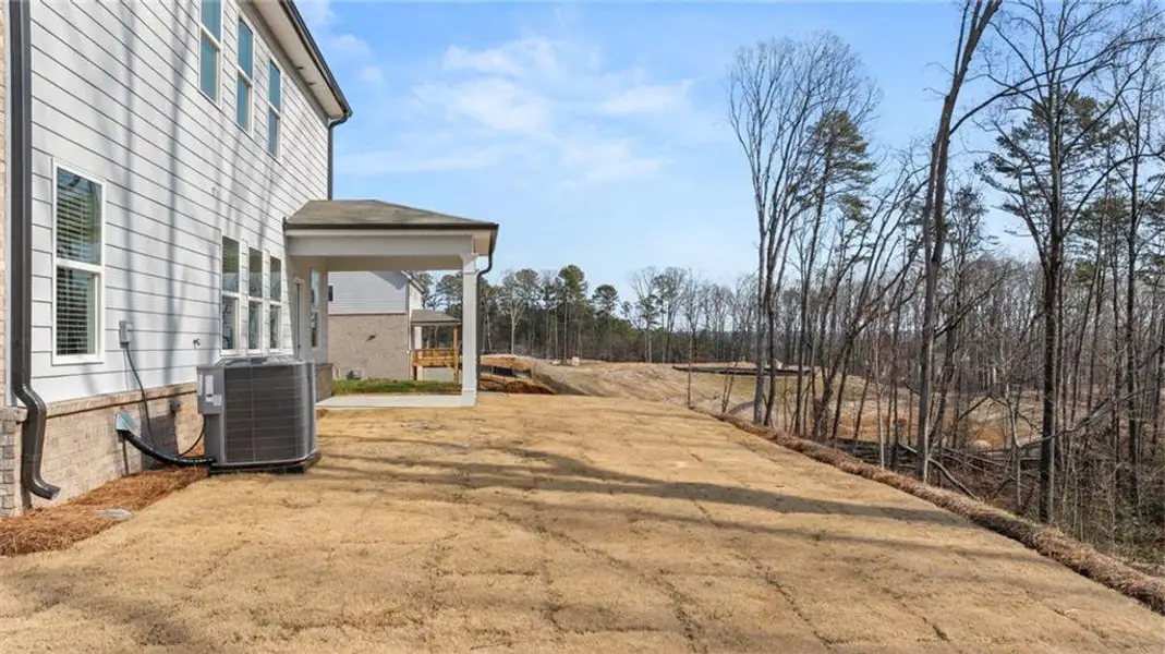 Exterior details and patio area of a home in Hillbrooke Preserve, Conyers (Image 4).