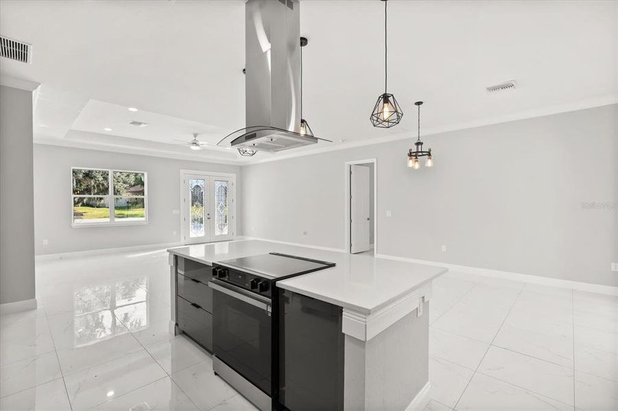 Furnished interior view inside a new home in , Leesburg (Image 11).