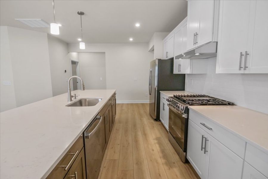 Furnished interior view inside a new home in Canterbrook Farms Ranches, Fountain Inn (Image 7).