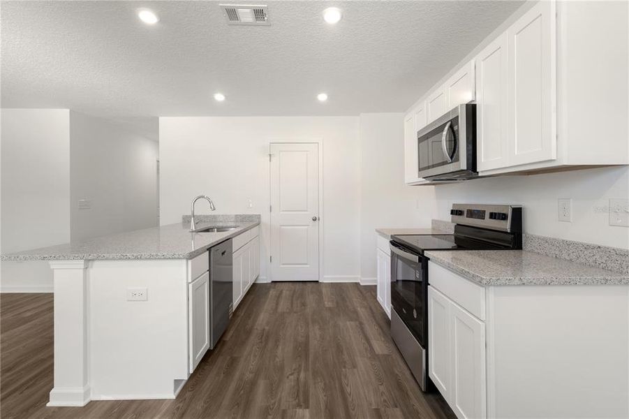 Furnished interior view inside a new home in Daytona North, Bunnell (Image 4). Furnished interior view inside a new home in Daytona North, Bunnell (Image 4).