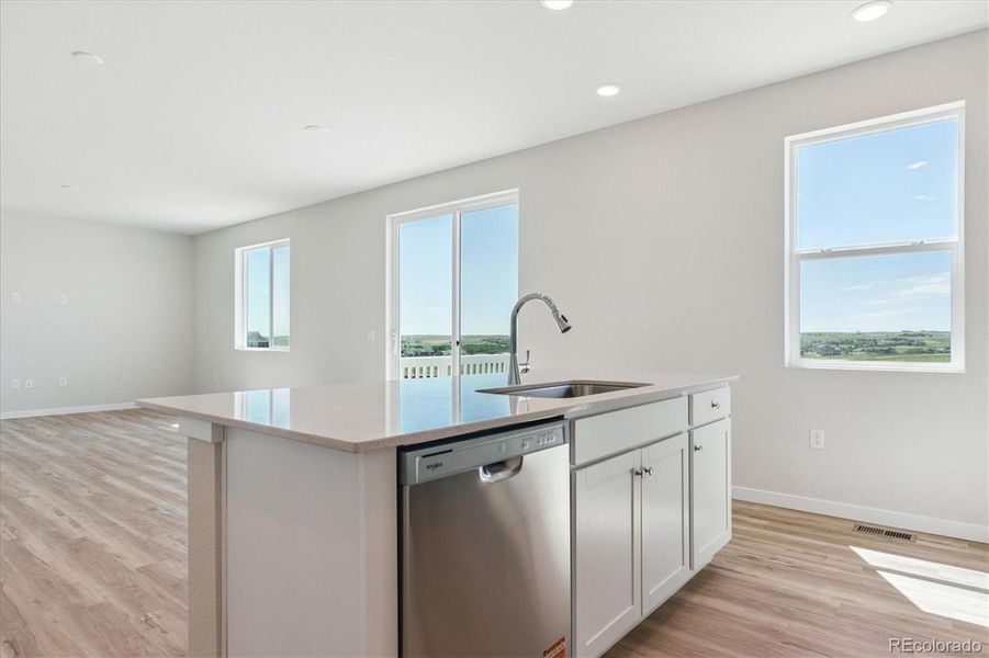 Furnished interior view inside a new home in Sweetgrass, Dacono (Image 8).