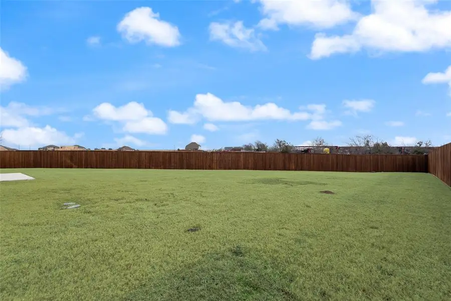 Exterior details and patio area of a home in Walden Pond, Forney (Image 4).