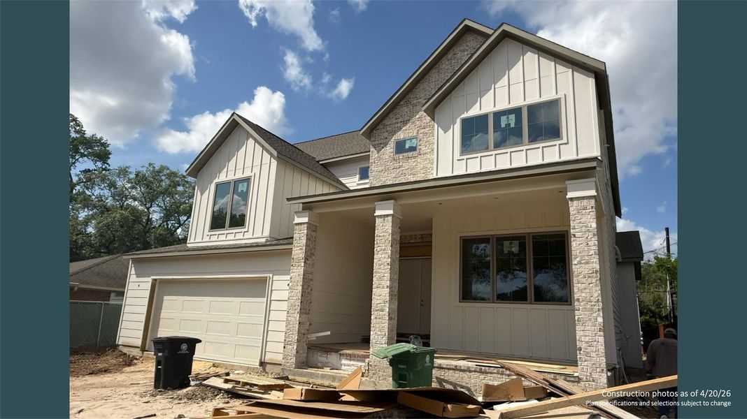 In-progress construction of a new home in , Houston, TX (Image 21). In-progress construction of a new home in , Houston, TX (Image 21).