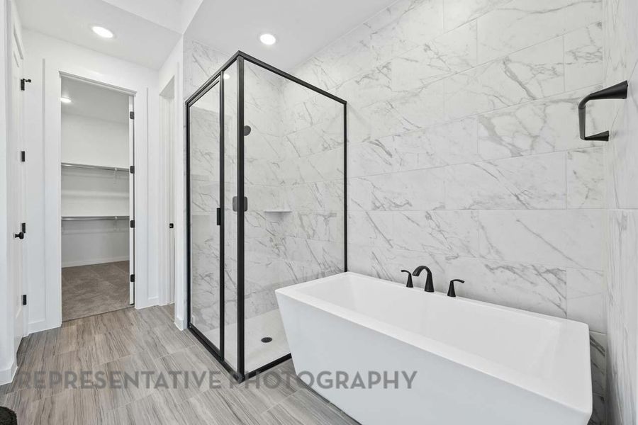 Furnished interior view inside a new home in Parkside On The River: 50ft. lots, Georgetown (Image 23).