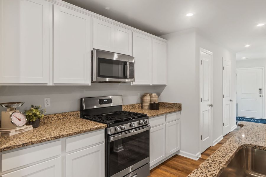Representative furnished interior of a home built from the The Pointe by Stanley Martin Homes in Westbriar Woods Townhomes, Spartanburg (Image 8).