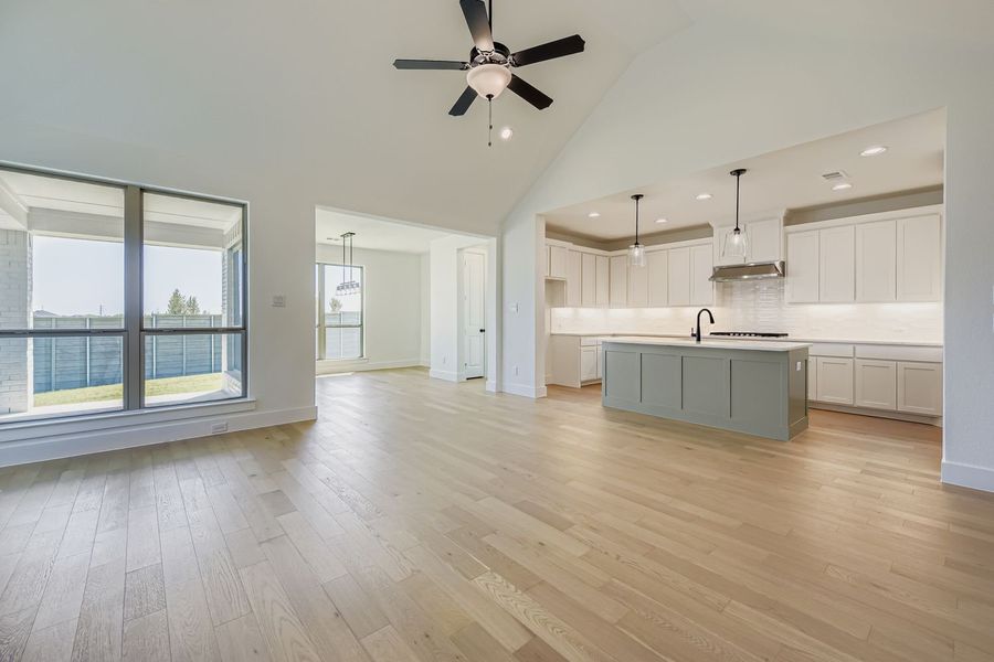 Plan 1562 Representative Photo - Living Room/Kitchen