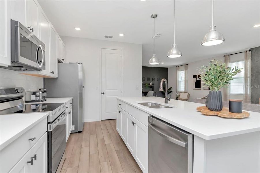 Furnished interior view inside a new home in , Davenport (Image 25).