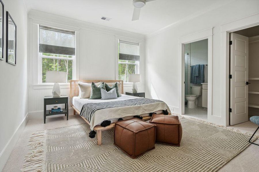 Furnished interior view inside a new home in Miller's Crossing, Johns Island (Image 4).