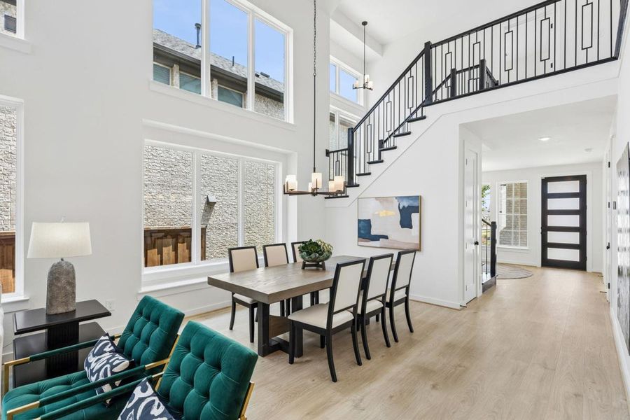 Furnished interior view inside a new home in Walton Ridge, Corinth (Image 10).