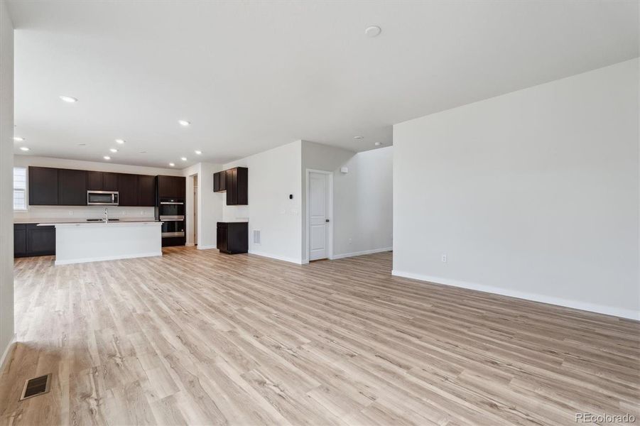 Spacious, unfurnished interior of a new home in Floret Collection at Parkdale Commons, Lafayette (Image 19).
