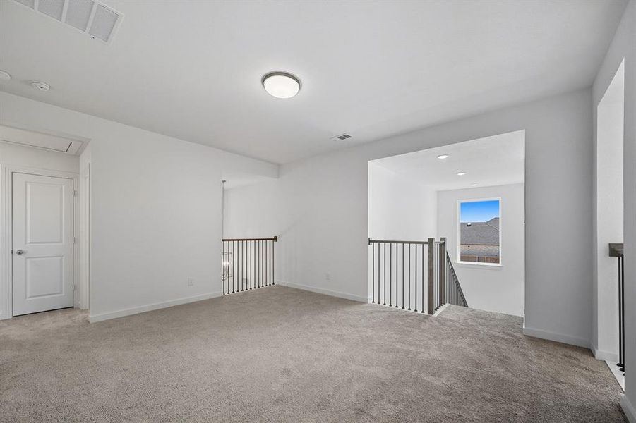 Spacious, unfurnished interior of a new home in Waterscape: 50ft. lots, Royse City (Image 22).