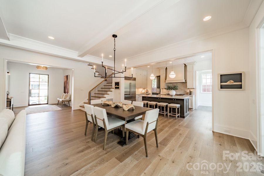 Furnished interior view inside a new home in , Charlotte (Image 30).