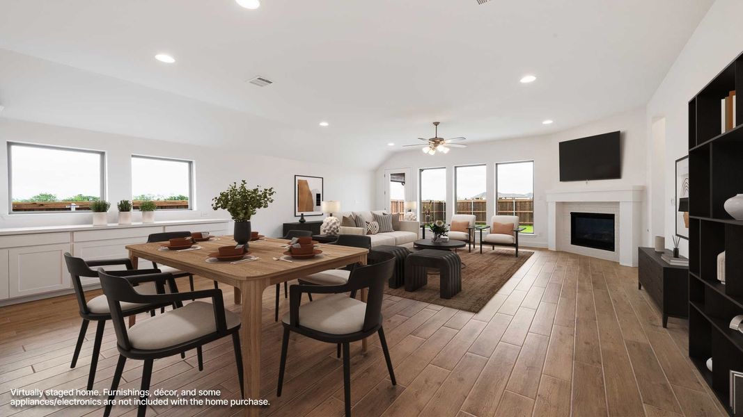 Furnished interior view inside a new home in Meraki, Forney (Image 6).