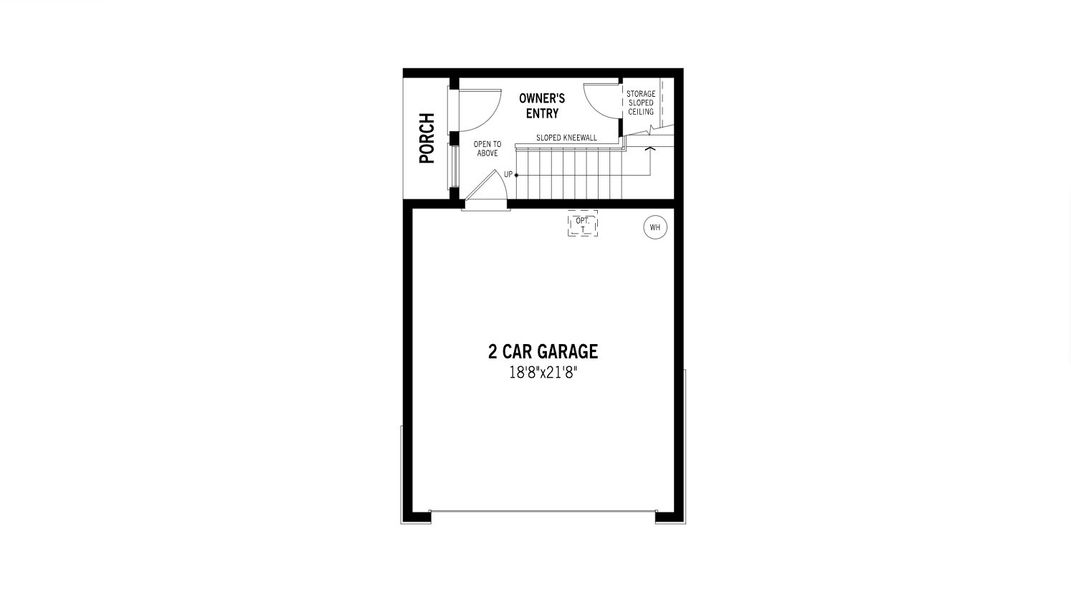 2D floor plan layout for the Oceangrove by Mattamy Homes in Arboretum, Naples, FL (Image 3).