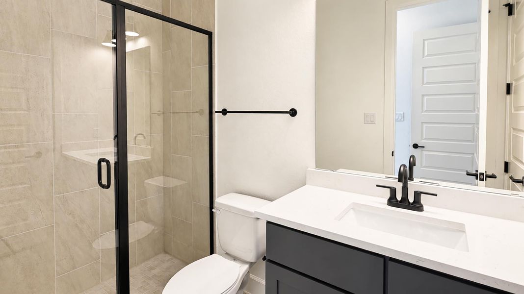 Furnished interior view inside a new home in The Preserve at Elm Creek, New Braunfels (Image 11).