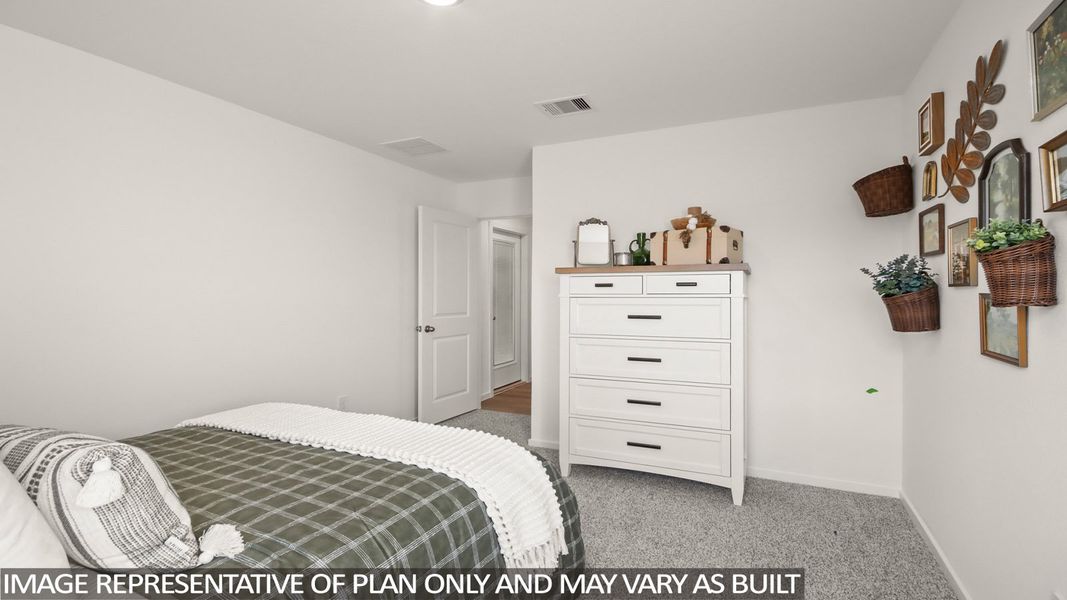 Furnished interior view inside a new home in New Waverly Station, New Waverly (Image 15).