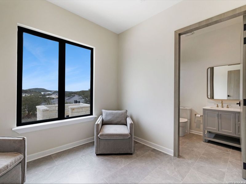 Furnished interior view inside a new home in , San Antonio (Image 43).