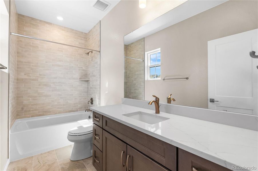 Furnished interior view inside a new home in Harmony at Solstice, Littleton (Image 6).