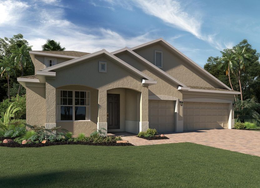 Elevation 3 with Optional Bonus Room - Emerson Executive by Landsea Homes