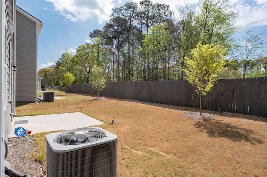 Exterior details and patio area of a home in Walden Park - The Retreat, Jonesboro (Image 29).