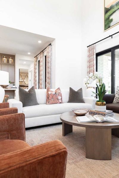 Representative Family Room - some options shown