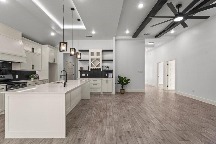 Furnished interior view inside a new home in , Canton (Image 10).